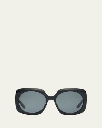 Barton Perreira x Sarah Hoover Delia Acetate Square Sunglasses