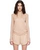 Baserange Baserange Beige Long Sleeve T-shirt - 1