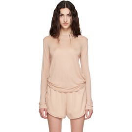 Baserange Baserange Beige Long Sleeve T-shirt