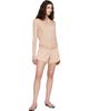Baserange Baserange Beige Long Sleeve T-shirt - 4