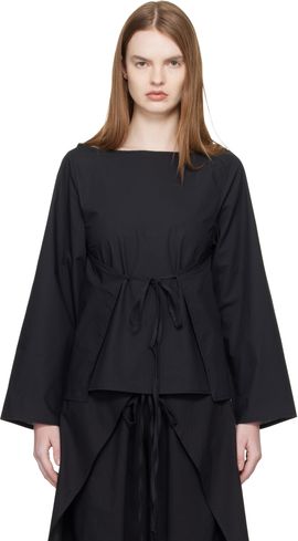 Baserange Baserange Black Decti Long Sleeve Top