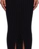 Baserange Baserange Black Macau Midi Skirt - 1