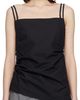 Baserange Baserange Black Pictorial Strap Camisole - 1