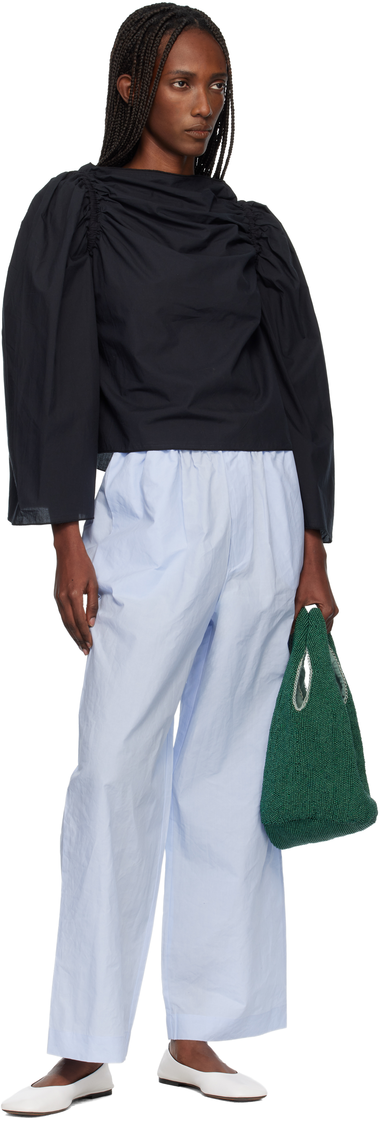 Baserange - Black Simmon Blouse