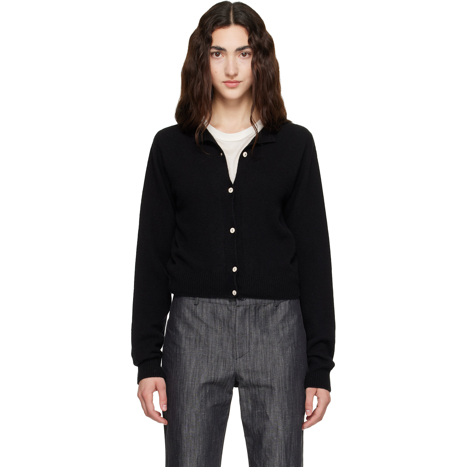 Baserange - Black Tier Cardigan