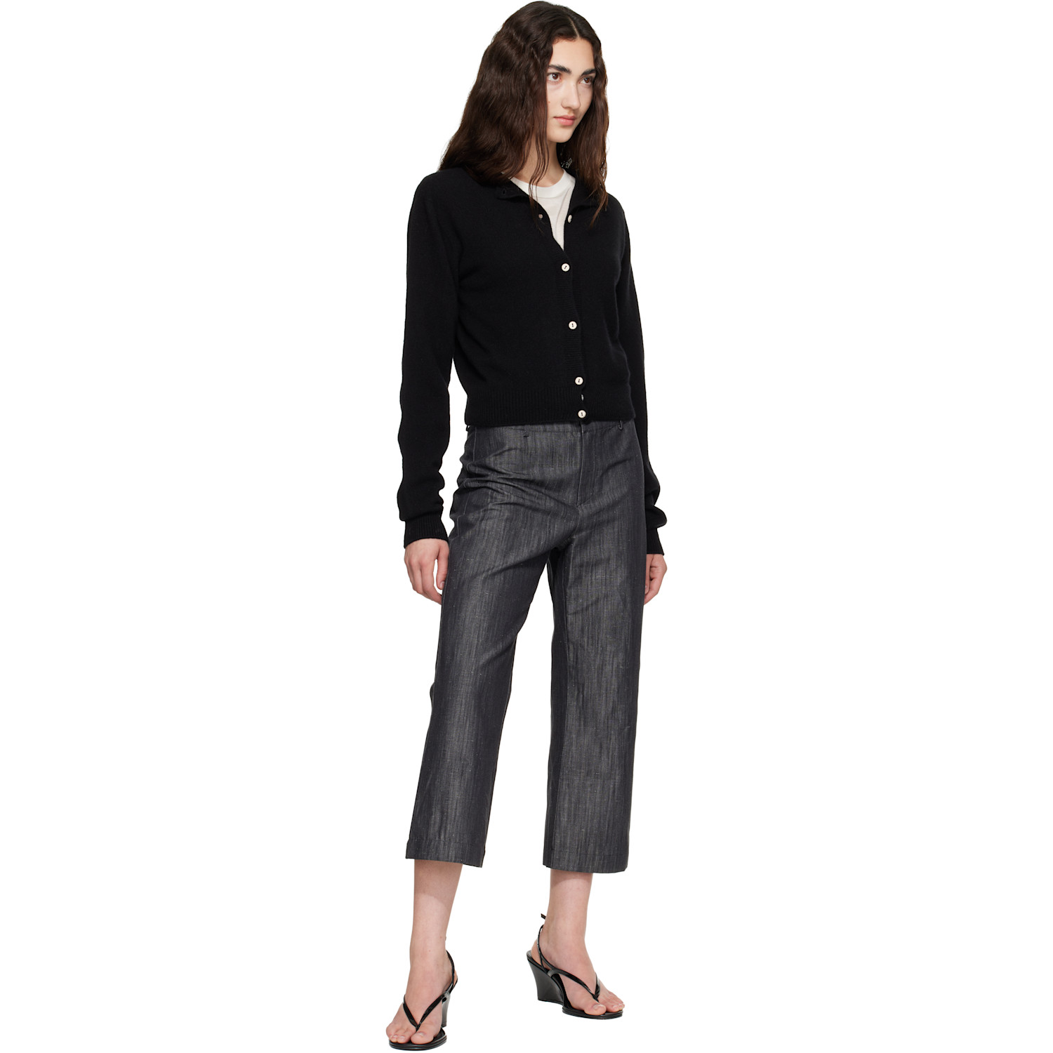 Baserange - Black Tier Cardigan