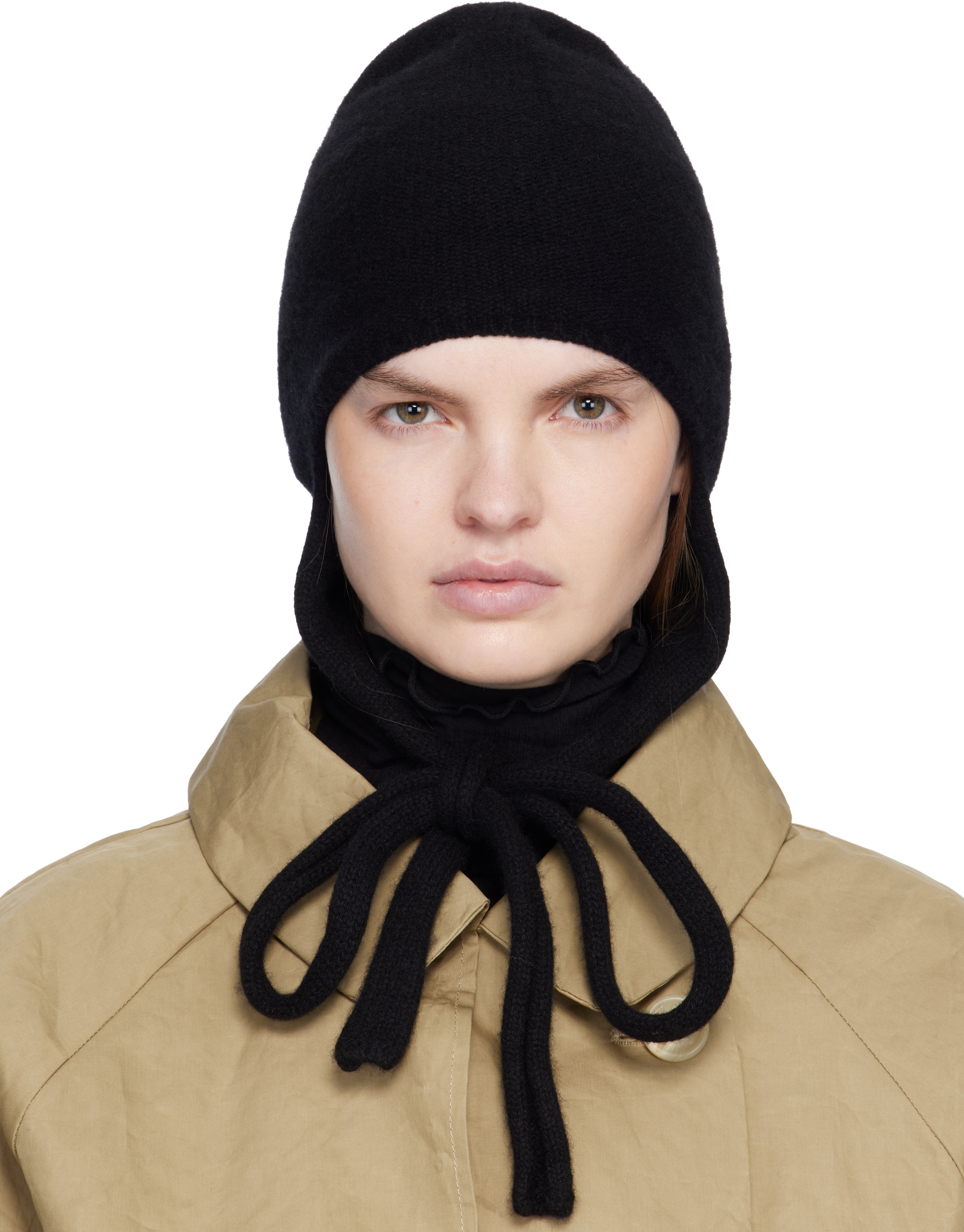 ＜BASERANGE＞TIER HOODED WRAP/フード baserange TIER HOODED WRAP Baserange / TIER HOODED WRAP ( BLACK