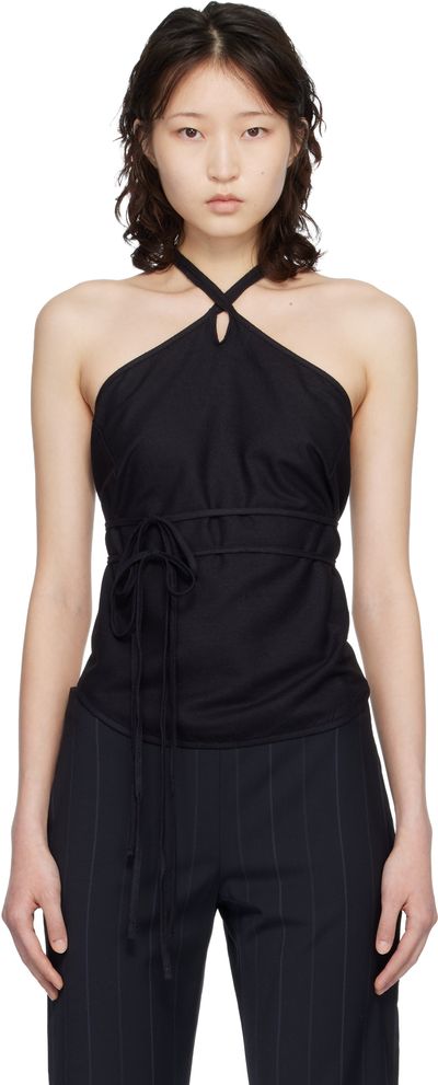 Baserange Baserange Black Wild Silk Mar Top