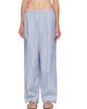 Baserange Baserange Blue & White Claude Lounge Pants - 1