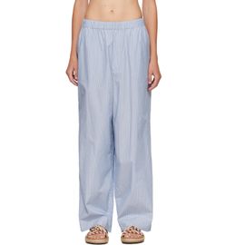 Baserange Baserange Blue & White Claude Lounge Pants