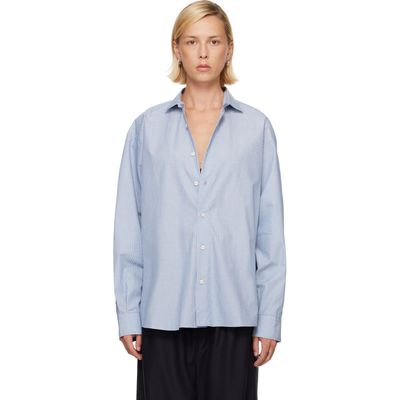 Baserange Baserange Blue & White Claude Shirt