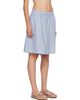 Baserange Baserange Blue & White Claude Shorts - 2
