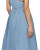 Baserange Baserange Blue Eye Denim Midi Dress - 3