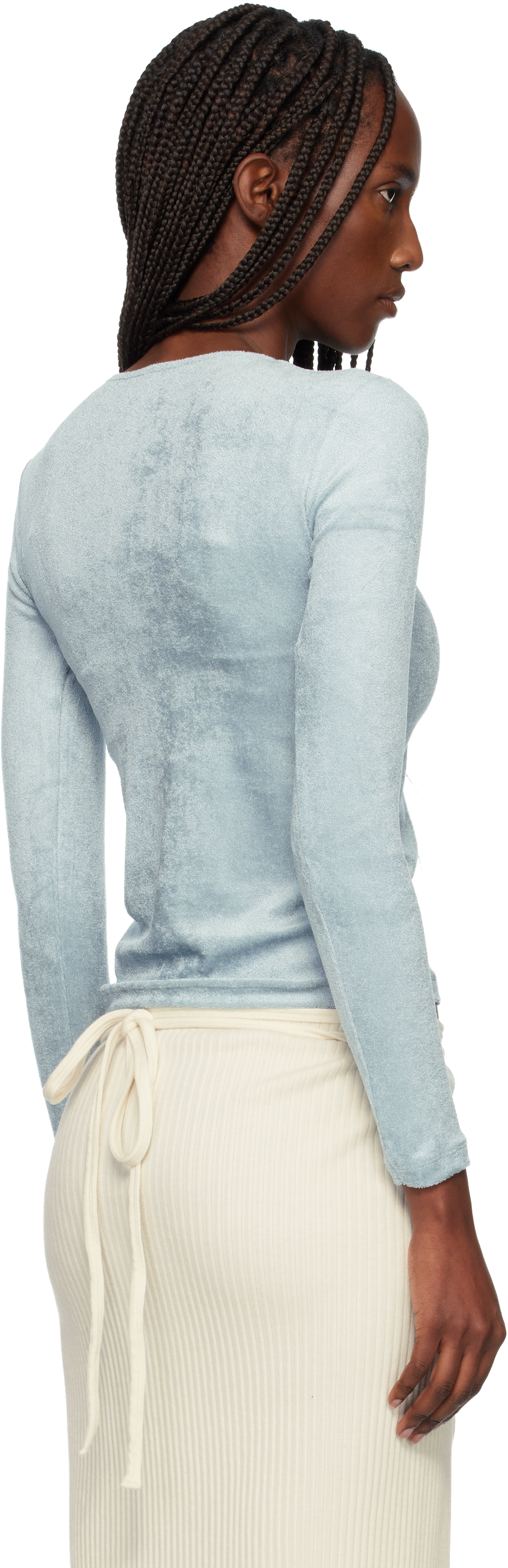 Baserange - Blue Omo Long Sleeve T-shirt