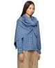Baserange Baserange Blue Snell Scarf - 2