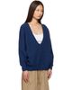 Baserange Baserange Blue Soar V-Neck Sweater - 2
