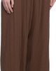 Baserange Baserange Brown Crinkle Linen Folio Lounge Pants - 2