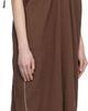 Baserange Baserange Brown Max Crinkle Linen Maxi Dress - 2