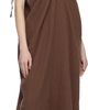 Baserange Baserange Brown Max Crinkle Linen Maxi Dress - 4