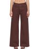 Baserange Baserange Brown Tajo Wide Trousers - 1