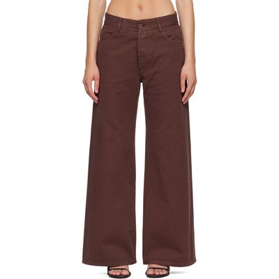 Baserange Baserange Brown Tajo Wide Trousers