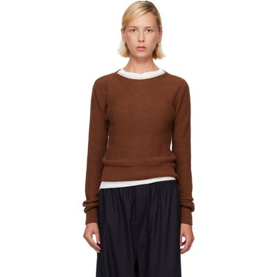 Baserange Baserange Brown Tier Sweater