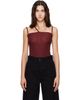 Baserange Baserange Burgundy Nida Tank Top - 1
