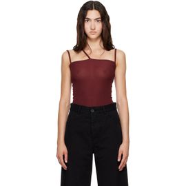 Baserange Baserange Burgundy Nida Tank Top