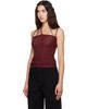 Baserange Baserange Burgundy Nida Tank Top - 4