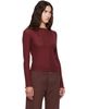 Baserange Baserange Burgundy Pama Long Sleeve T-shirt - 2