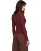 Baserange Baserange Burgundy Pama Long Sleeve T-shirt - 3