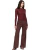 Baserange Baserange Burgundy Pama Long Sleeve T-shirt - 4