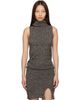 Baserange Baserange Gray Kem Turtleneck Vest - 1