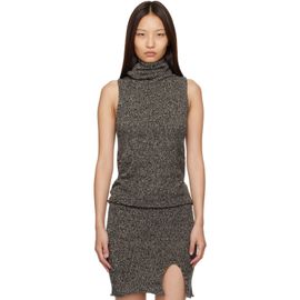 Baserange Baserange Gray Kem Turtleneck Vest