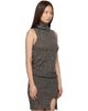 Baserange Baserange Gray Kem Turtleneck Vest - 2