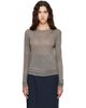 Baserange Baserange Gray Long Sleeve T-shirt - 1