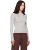 Baserange Baserange Gray Omato Long Sleeve Polo - 2