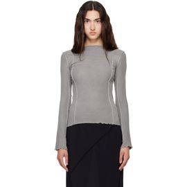 Baserange Baserange Gray Omato Long Sleeve T-shirt