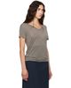 Baserange Baserange Gray V Neck T-shirt - 2
