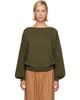 Baserange Baserange Green & Brown Calla Sweater - 1