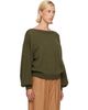 Baserange Baserange Green & Brown Calla Sweater - 2