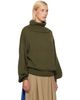 Baserange Baserange Green & Brown Calla Turtleneck - 2