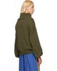 Baserange Baserange Green & Brown Calla Turtleneck - 3