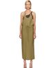 Baserange Baserange Green Apron Midi Dress - 1