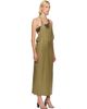 Baserange Baserange Green Apron Midi Dress - 2