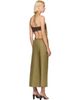 Baserange Baserange Green Apron Midi Dress - 3