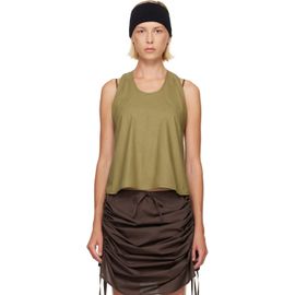 Baserange Baserange Green Apron Top