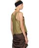 Baserange Baserange Green Apron Top - 3