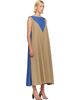 Baserange Baserange Khaki & Blue Tres Maxi Dress - 2