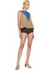 Baserange Baserange Khaki & Blue Tres Top - 4
